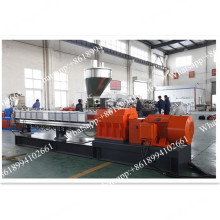 Twin screw plastic extruder