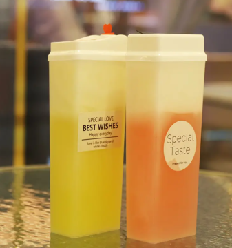 500ml 16oz Hot Filling Plastic Juice Bottle for Coffee, Milk Tea and Beverages