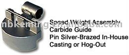 speed weight assembly carbide guide