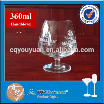 promotional 13oz high white small brandy glass cup wholesale