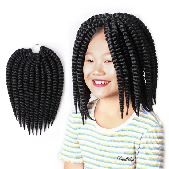 Julianna Synthetic Kids Hair Extensions Crochet Kid Style Machine Wholesale Senegalese Korean Waterproof Kids Twist Hair