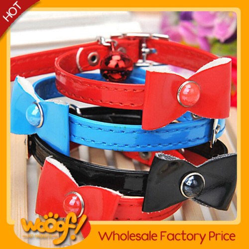 Hot selling pet dog products high quality leather cat collar