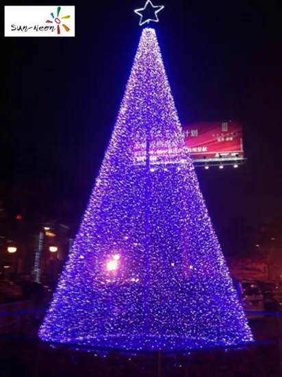 Hot sale diwali items christmas tree giant outdoor commercial lighted lights