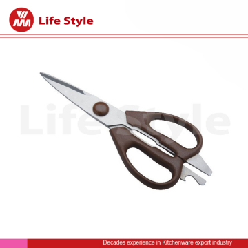 kitchen food stainless steel scissors with nut cracker