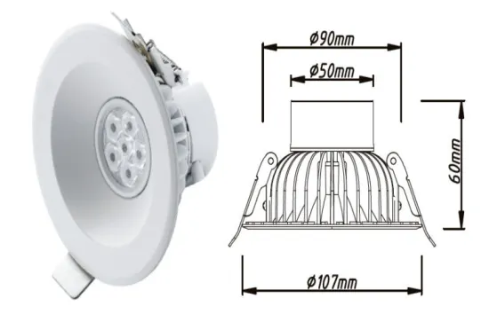 Spot Light Led Octopus Downlight With Lextar 3030 Led Chip