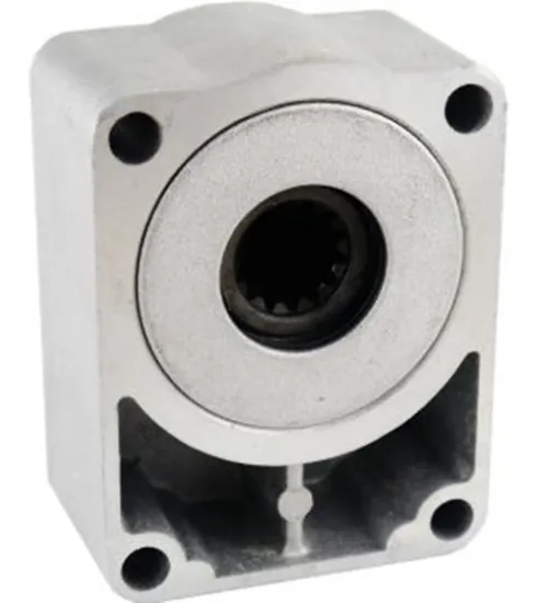 Bearing support for hydraulic pump