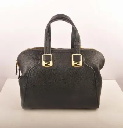 Designer, Black Replica Handbags Fendi Ladies Stylish Handbags With 32 * 26 * 14cm