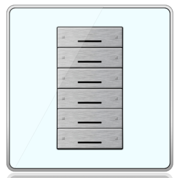 SmartBus 6 Button Switch Wall Panel Home Automation