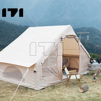 Vango Lomond II 500 Family 8 Berth Inflatable Cheap Canvas Round Tent for Large Shade and Parties