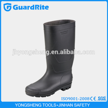 GuardRite Brand Steel Toe Cap Rain Boot , Men PVC Rain Boot , Cheap Wellington PVC Rain Boot