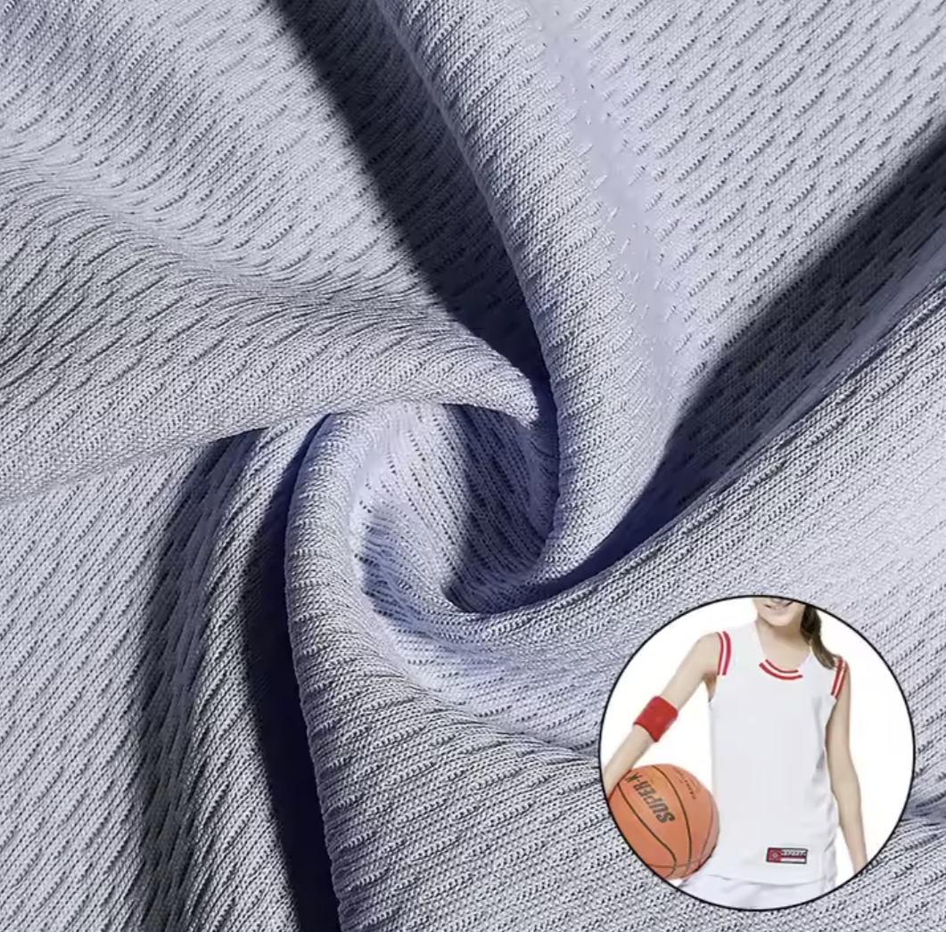 スポーツウェア用の100％ポリエステルバードアイメッシュファブリック