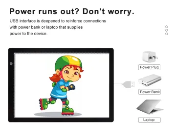 3 Steps Dimming A4 size LED Light Pad