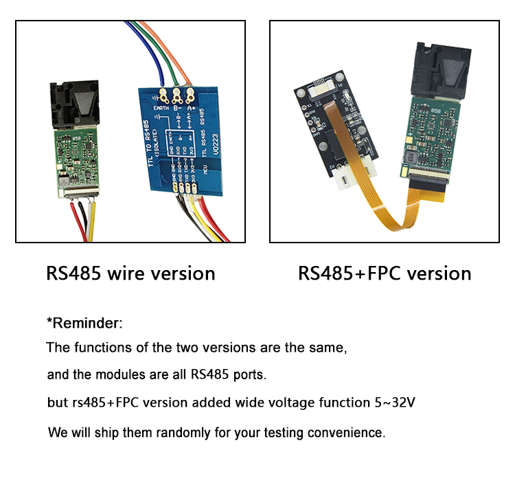 10m Infrared Range Sensor RS485