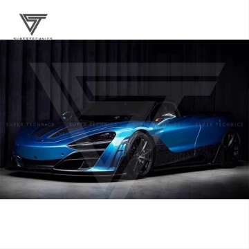 تنانير جانبية من ألياف الكربون المزورة من MCLAREN 720S 2017-2019