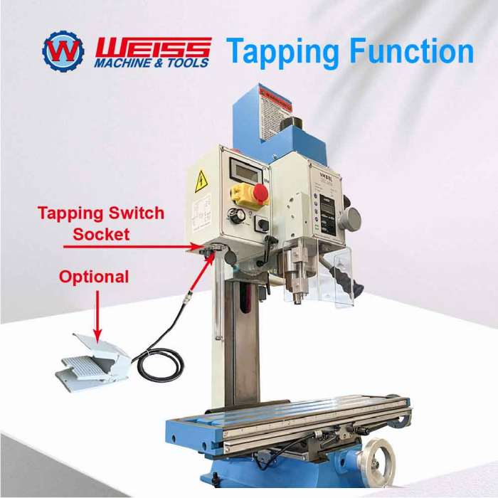 VM18L Variable Speed Milling Machine