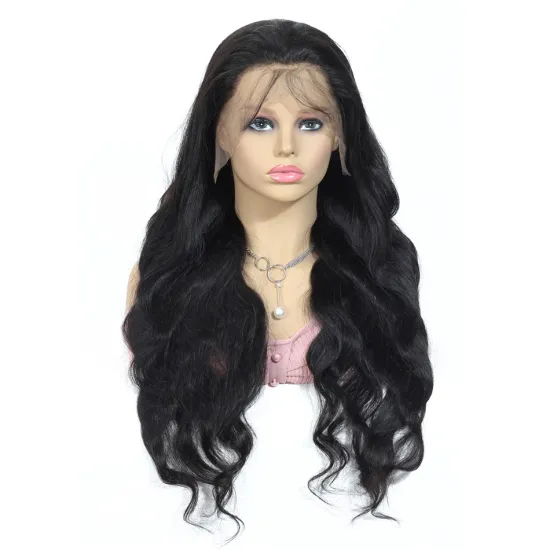 Cheap Brazilian Virgin Hair 13*4 Lace Front Wig, Natural Color Water Wave Remy Hair Wig For Black Women