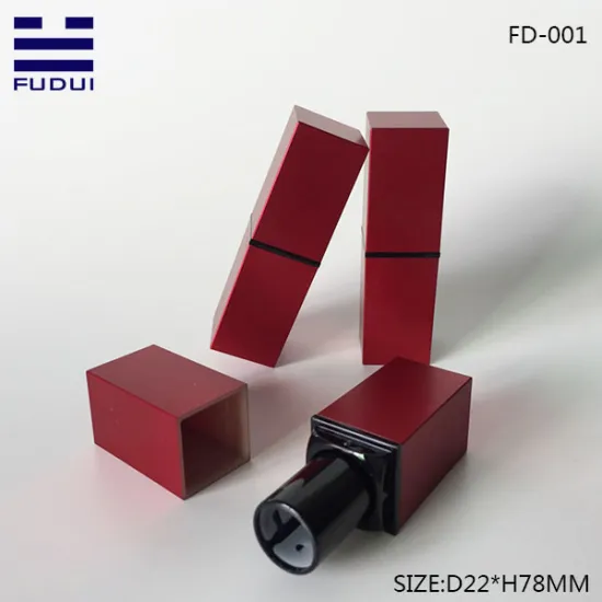 Wholesale Square Plastic Lipstick Packaging tube