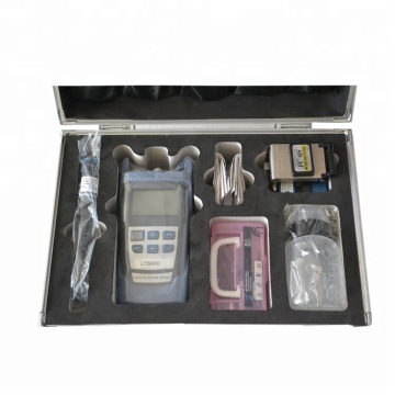 Glasvezelgereedschapskitbox met optische vermogensmeter