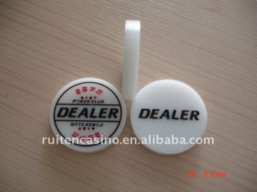 dealer button ,casino dealer button , acrylic dealer button clear dealer button