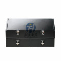 Aluminum flat plate truck bed tool storage box