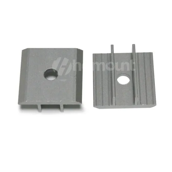 Professional Anodized Al6005-T5 Silver Black Mid Clamp for Solar Panel Rail HQ Mount IC04 (Without Nut)
