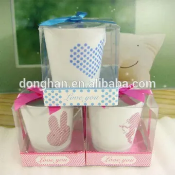 v-shape ceramic mug with simple design