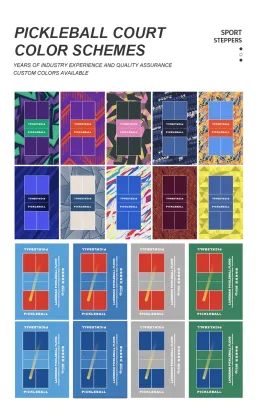 Factory Direct Wholesale Professional Pickleball Court PVC Sport Floor