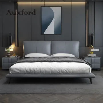 Italy style 1.8m bedroom furniture bed frames modern