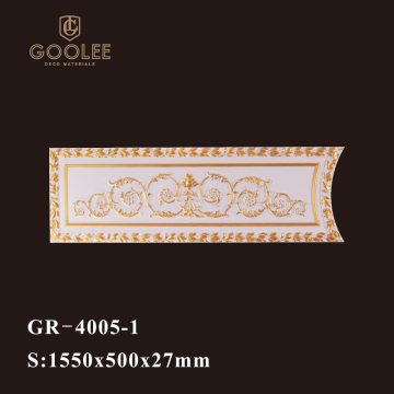 Goolee Latest Elegant Design Exquisite PU Carving Panel