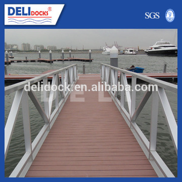 Dock gangway / with handrails