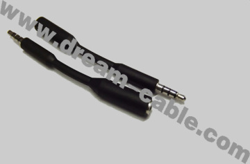 3.5mm Stereo 4 Pole Aux Auxiliary Audio Extension Cable for iPhone