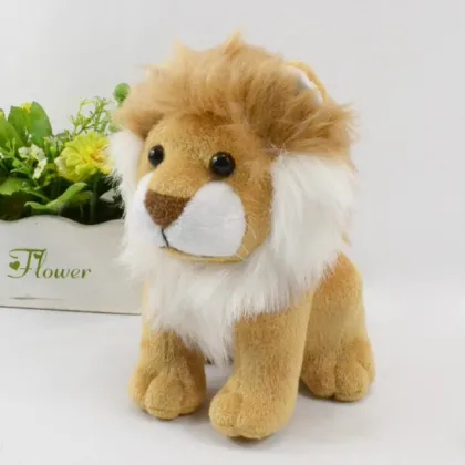 China kid toys customize adorable wild animal stuffed plush roaring lion toys