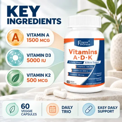 Shecome Vitamin ADK Capsules Immune Heart Bone Support