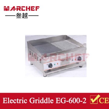 EG-600-2.Half smooth half ribbed griddle /electric steak baking machine/steak baking machine