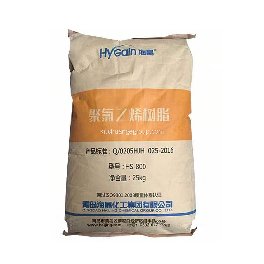 병 재질용 Hygain 브랜드 PVC HS-800 K60