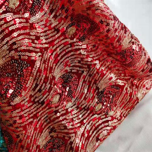 Laminated Spangle Embroidery for Woman Dress