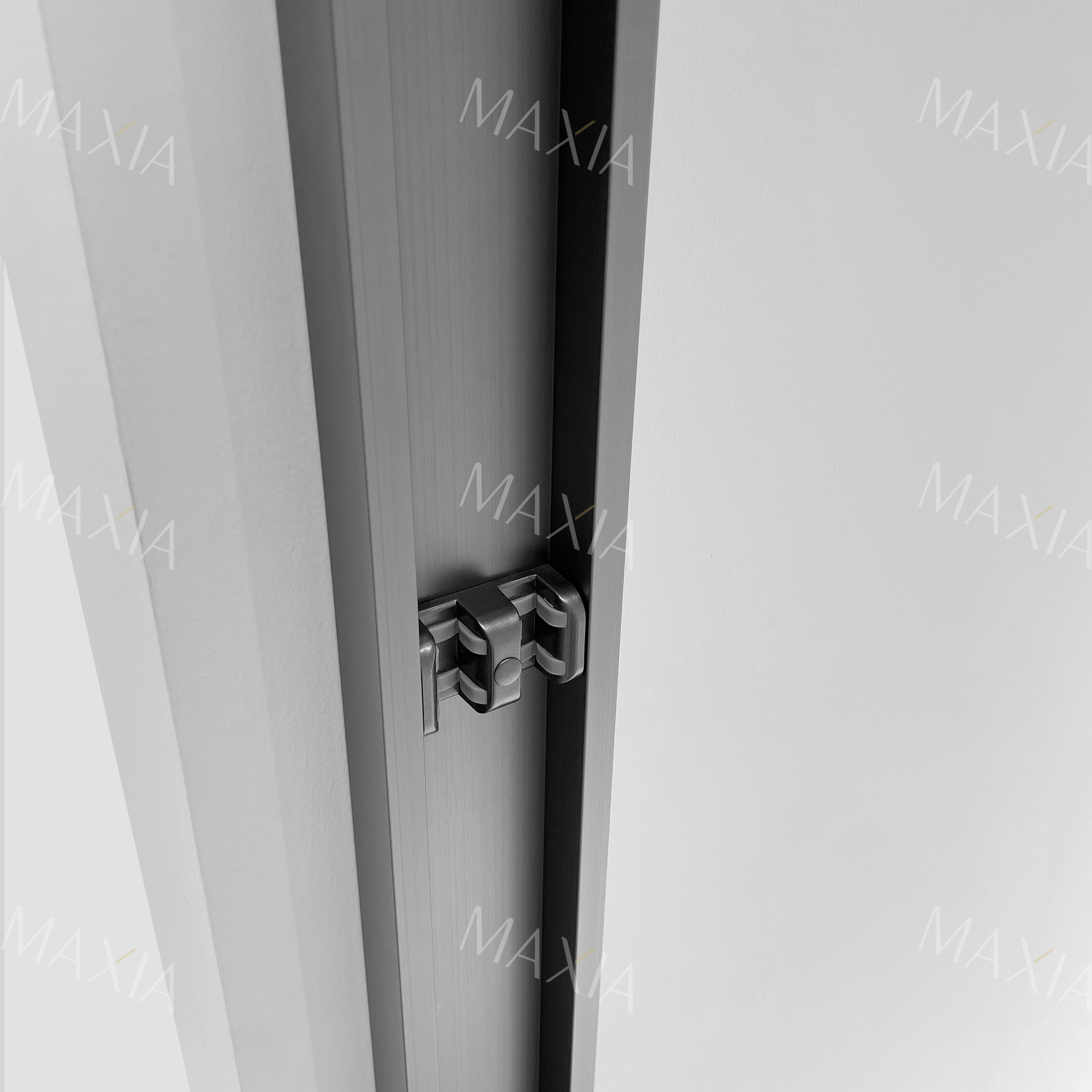 Прямоугольный скрытый шкивый стеклянный душ экрана