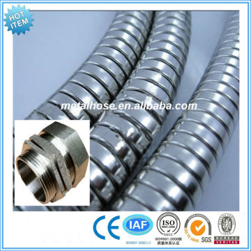 Hot sale flexible metal hose for water heater with threaded connector