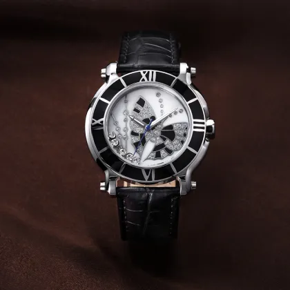 Dancing diamonds custom made Jewelry watch