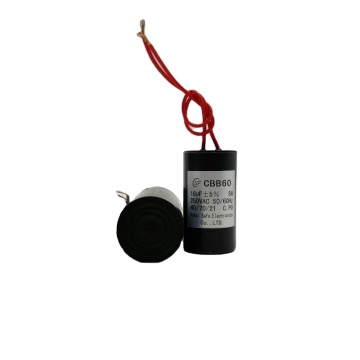 GB/T3667.1 CBB60 مكثف 25μF 450VAC 50/60 هرتز عمود حالة البلاستيك SH
