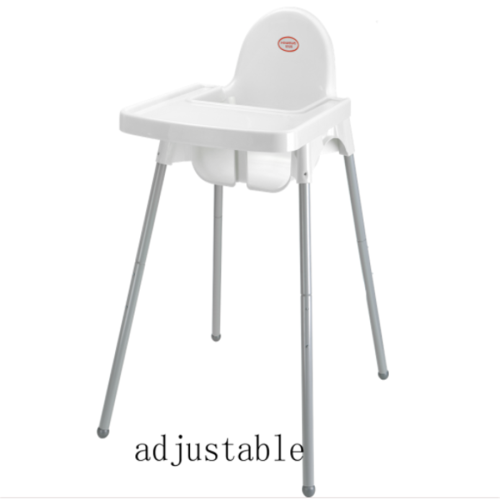 Baby plastic djustable dining chair