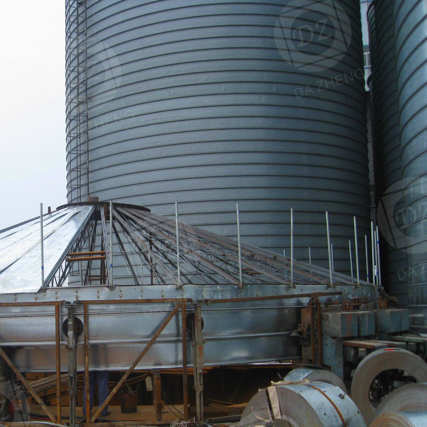 Flower cultivation seed storage silo