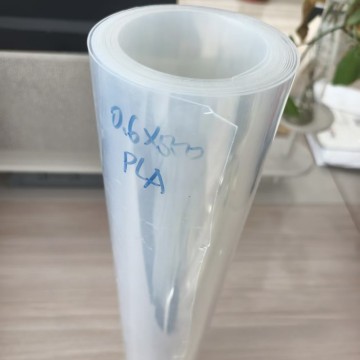 Emballage plastique transparent VRAI film rigide PLA