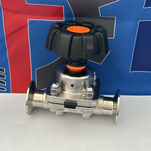 Ss316 Sanitary T Type Three Way Diaphragm Valve