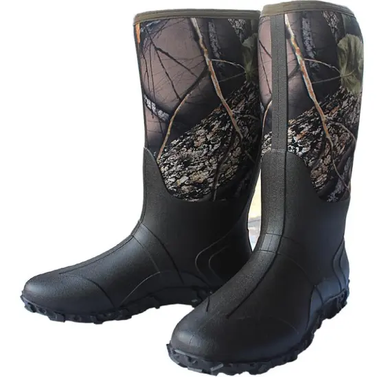 Customized Men's Waterproof Insulated Camo Rubber Boots - Safety Shoe