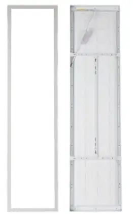 Integrated Ceiling LED Lights for Bathroom and Kitchen - Aluminum Buckle Plate Designs