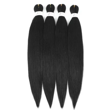 2020 X-tress black 4 in 1 yaki twist braids EZ braids pre-stretched ez braid hair 99j color fiber hair