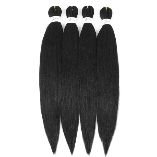 2020 X-tress black 4 in 1 yaki twist braids EZ braids pre-stretched ez braid hair 99j color fiber hair
