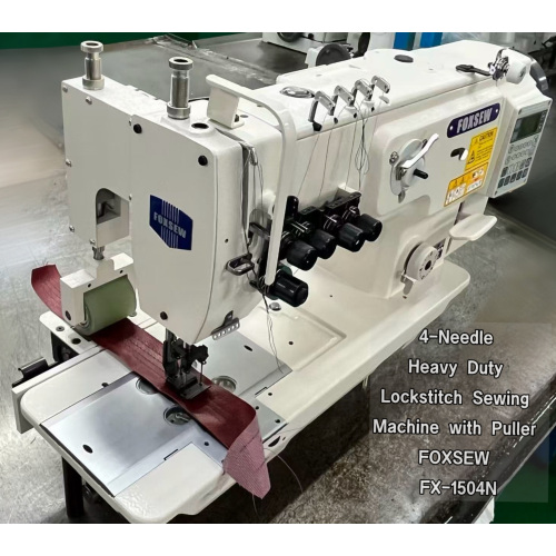 Mesin Jahit Lockstitch 4 Jarum Tugas Berat dengan Penarik