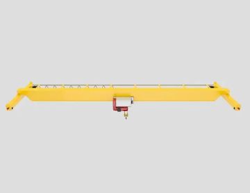 Double Girder and Single Girder Bridge Cranes with End Beam Carriage for Manufacturing Plants